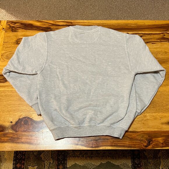 Pluma By Russell Athletics Gray Sweatshirt Long Sleeve Pullover Crewneck Medium - Picture 4 of 6